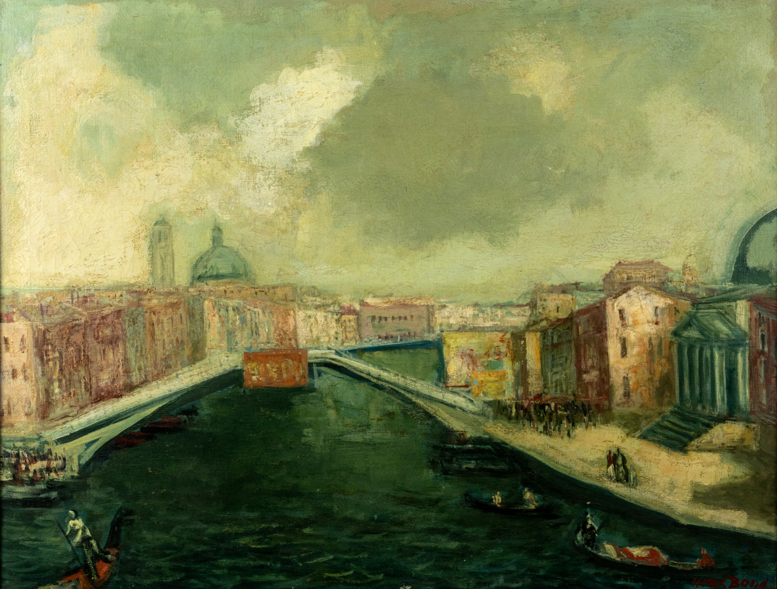 Izaijas Kulvianskis (Issai Kulvianski, 1894–1970) </br> <em> Peizažas</em> - Image 12