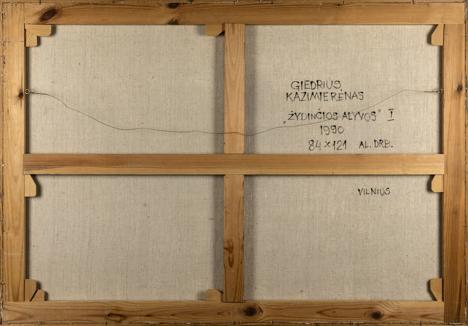 Giedrius Kazimierėnas (g. 1940) <br><em> Žydinčios alyvos I</em> - Image 3