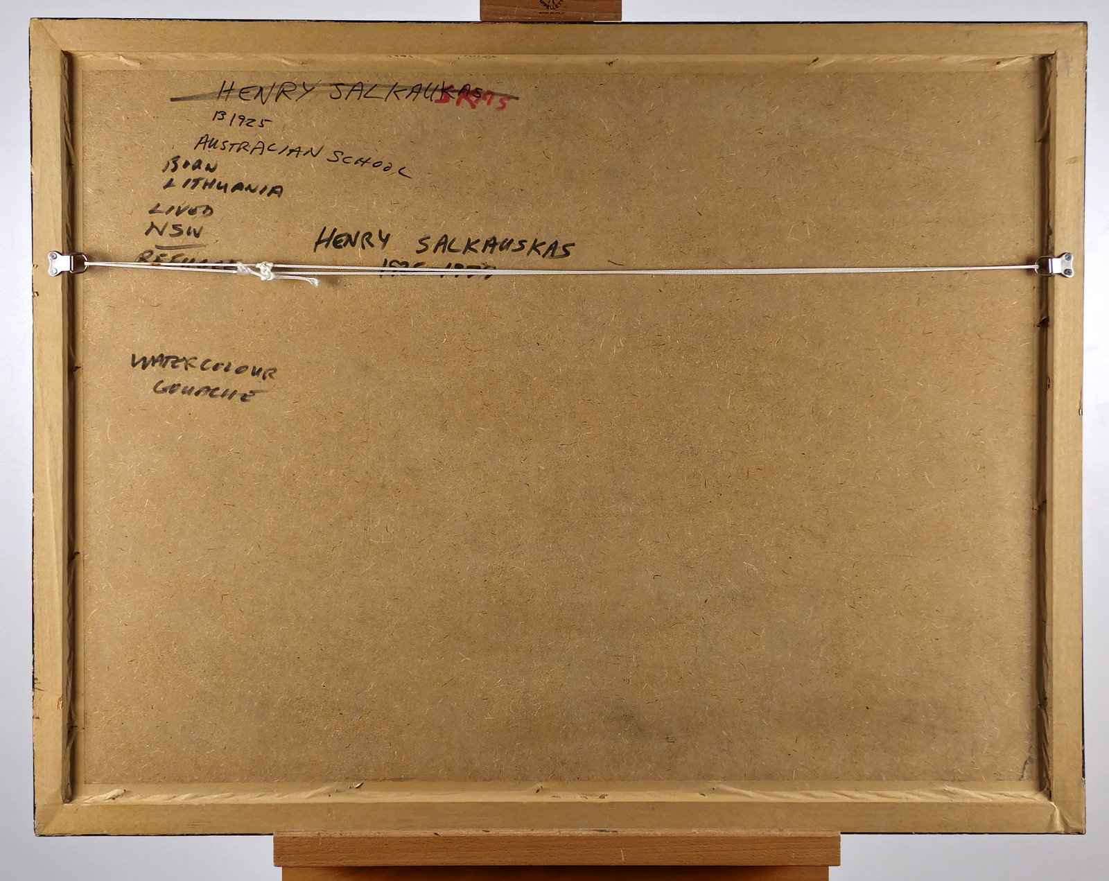Henrikas Šalkauskas (1925–1979) <br> Abstrakcija - Image 4