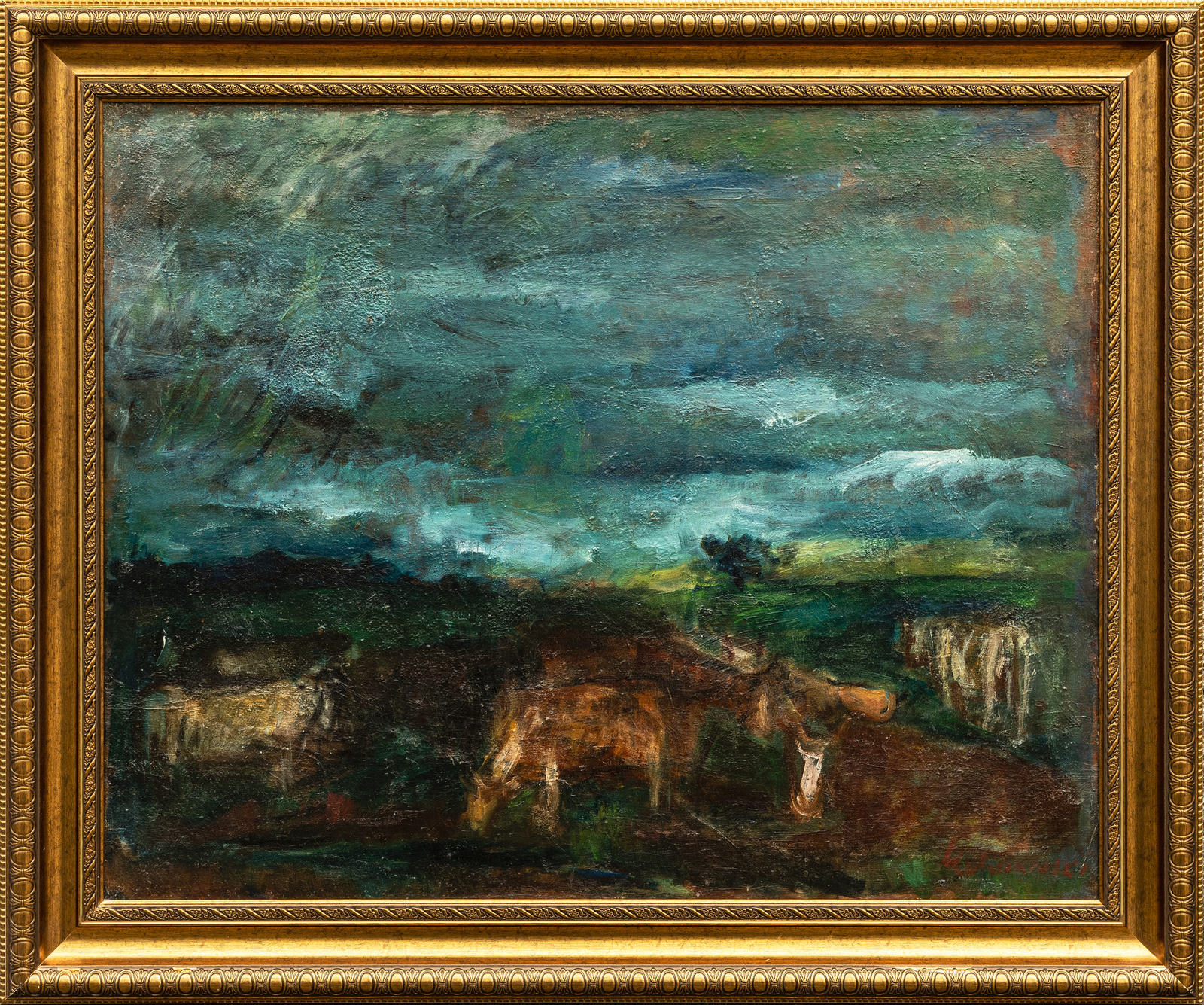 Izaijas Kulvianskis (Issai Kulvianski, 1894–1970) </br> <em> Peizažas</em> - Image 2