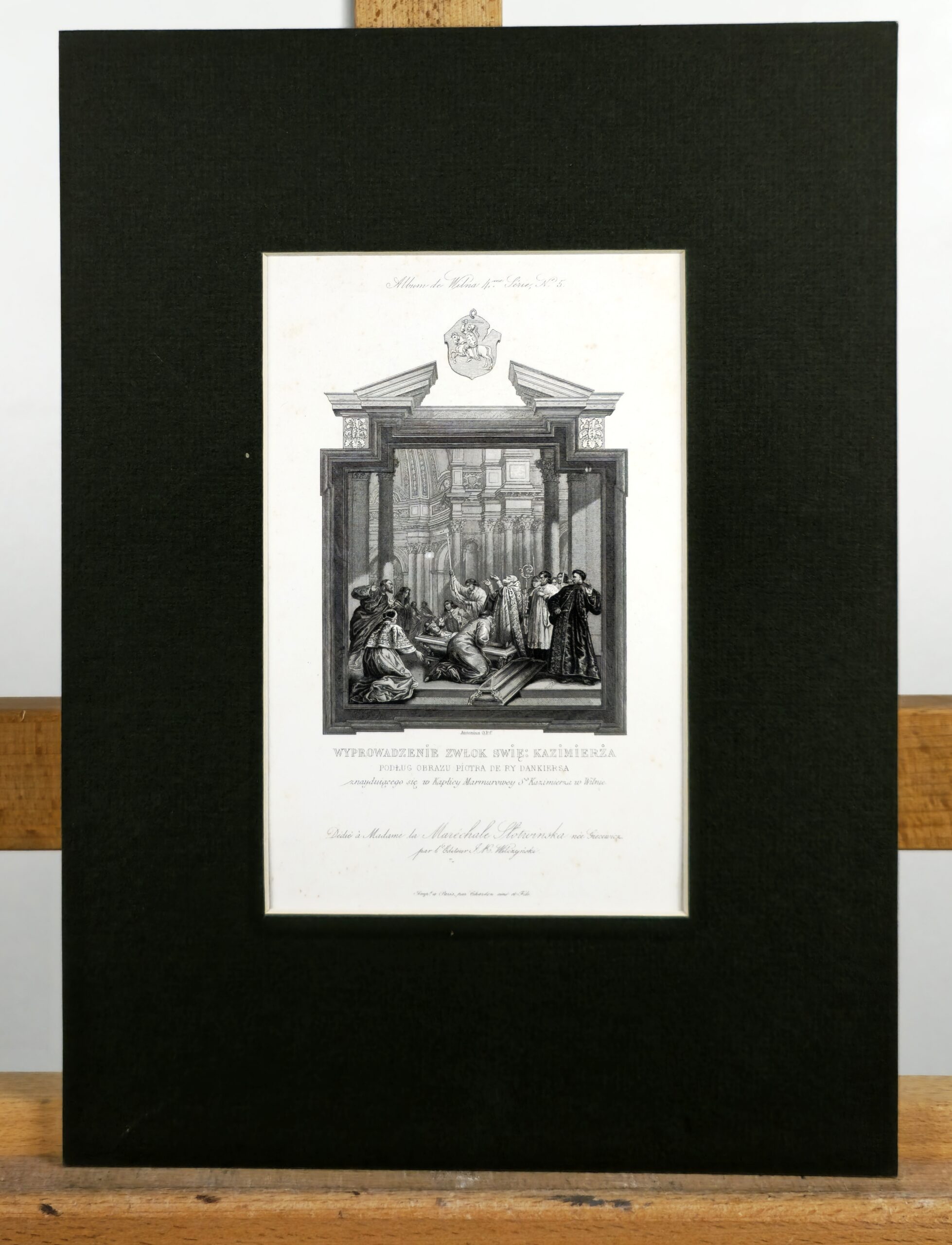 J. K. Vilčinskis - Šv. Kazimiero palaikų perkėlimas pagal P. Dankerso paveikslą - Image 2