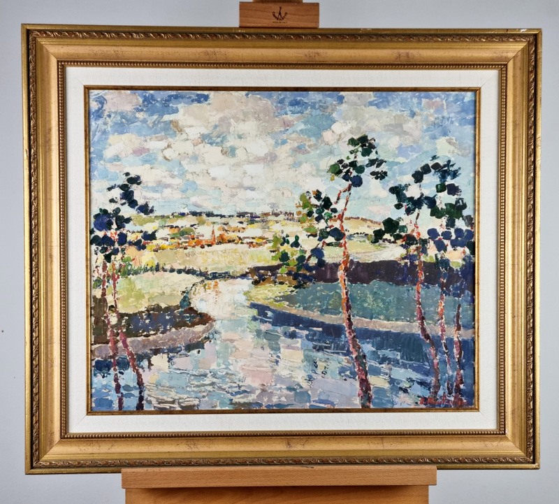 Juozas Pautienius (1900 – 1978) Peizažas - Image 2