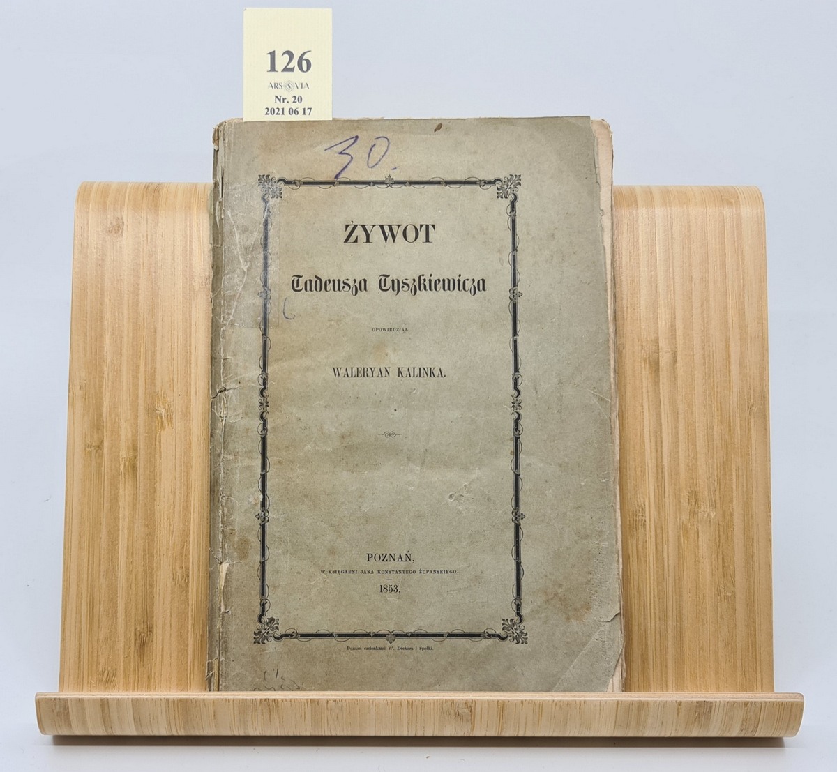 Kalinka, Walerian (1826–1886). Żywot Tadeusza Tyszkiewicza - Image 3
