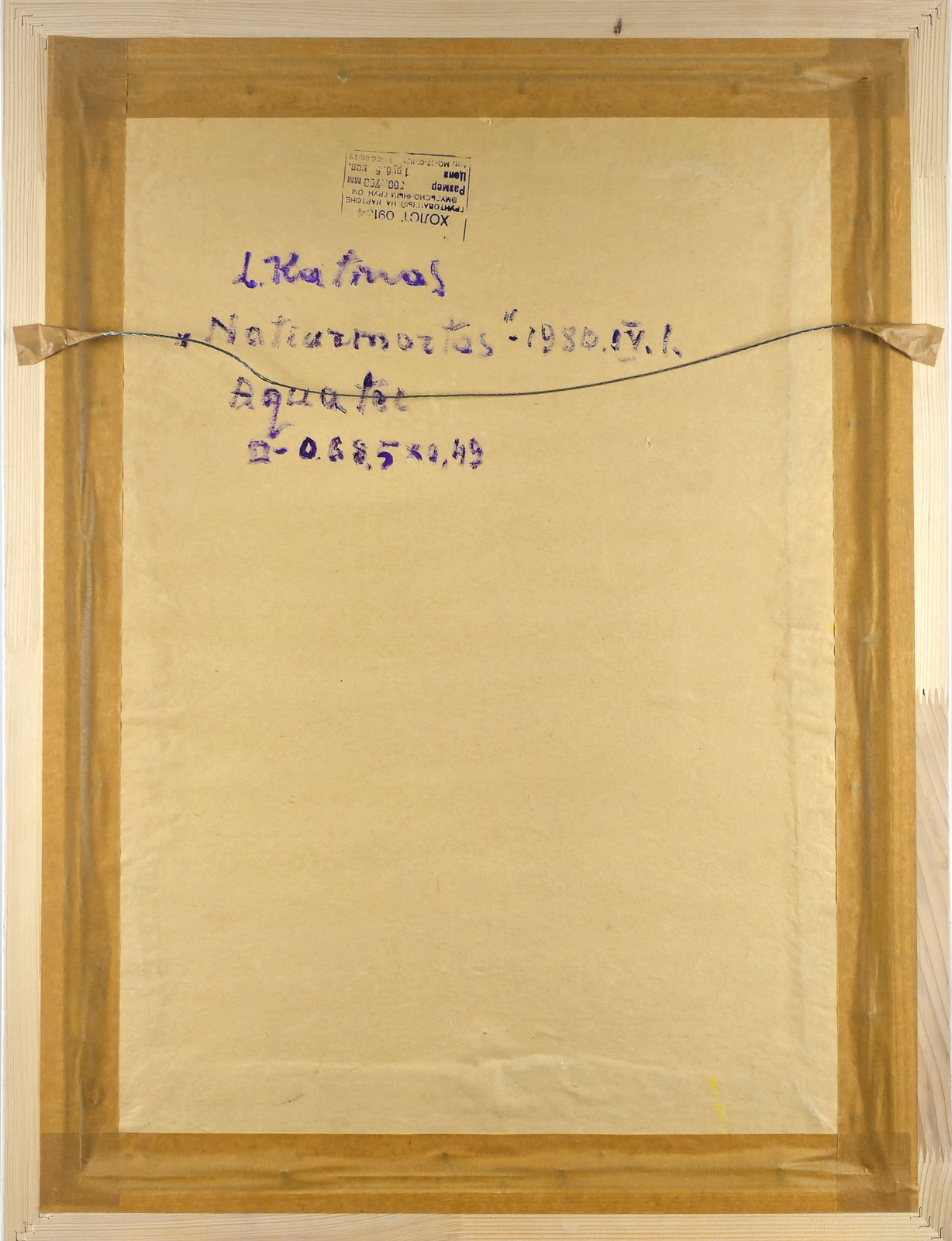 Leonas Katinas (1907–1984) <br/> Natiurmortas - Image 3