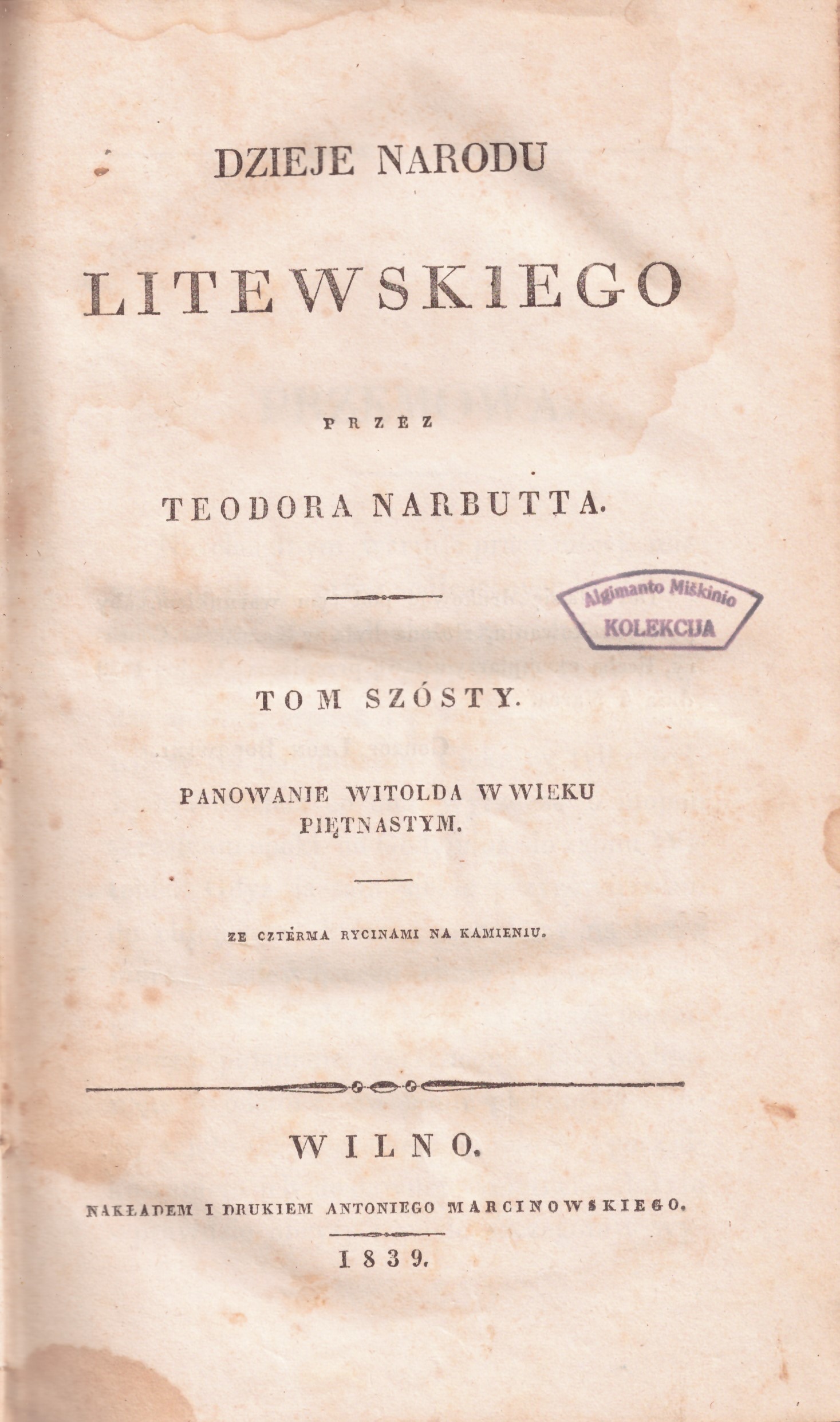 Narbutas lietuvių tautos istorija, 9 t. - Image 12