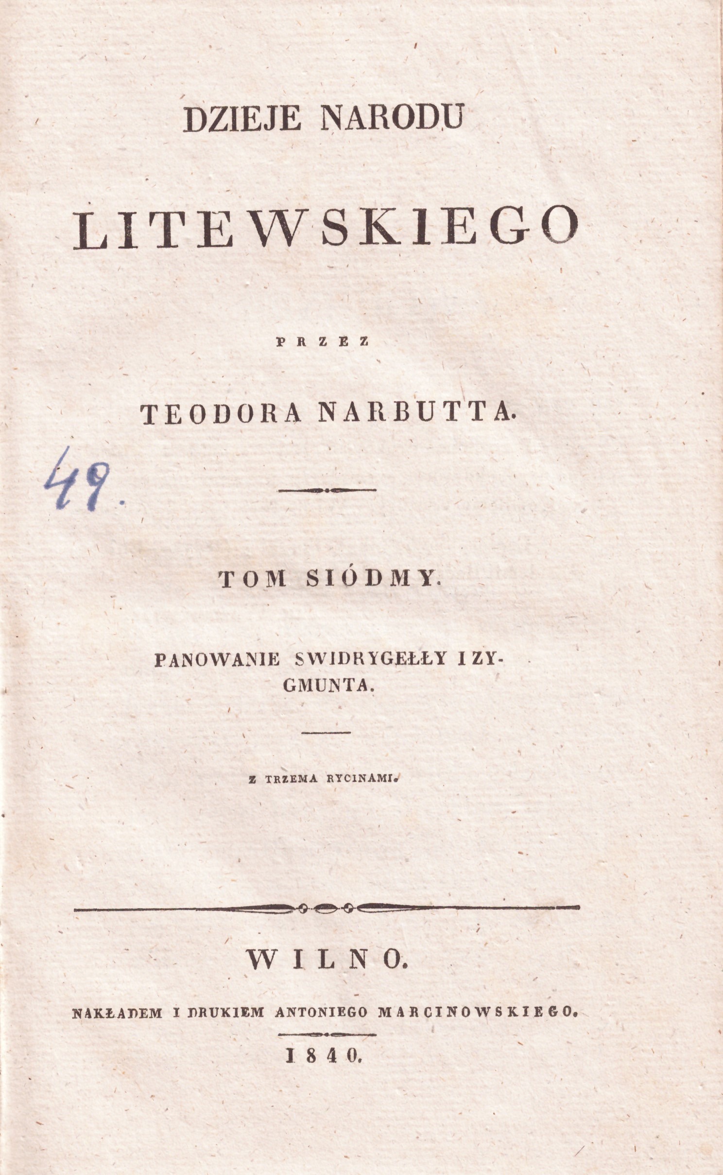 Narbutas lietuvių tautos istorija, 9 t. - Image 3