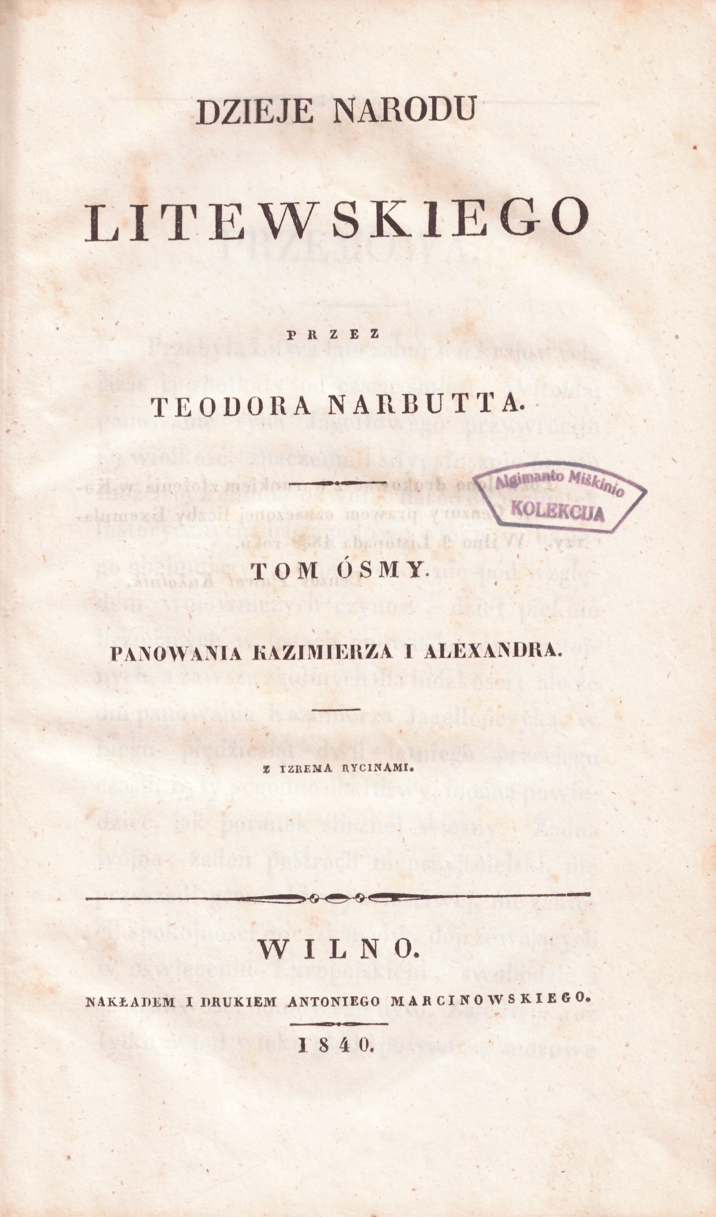 Narbutas lietuvių tautos istorija, 9 t. - Image 4