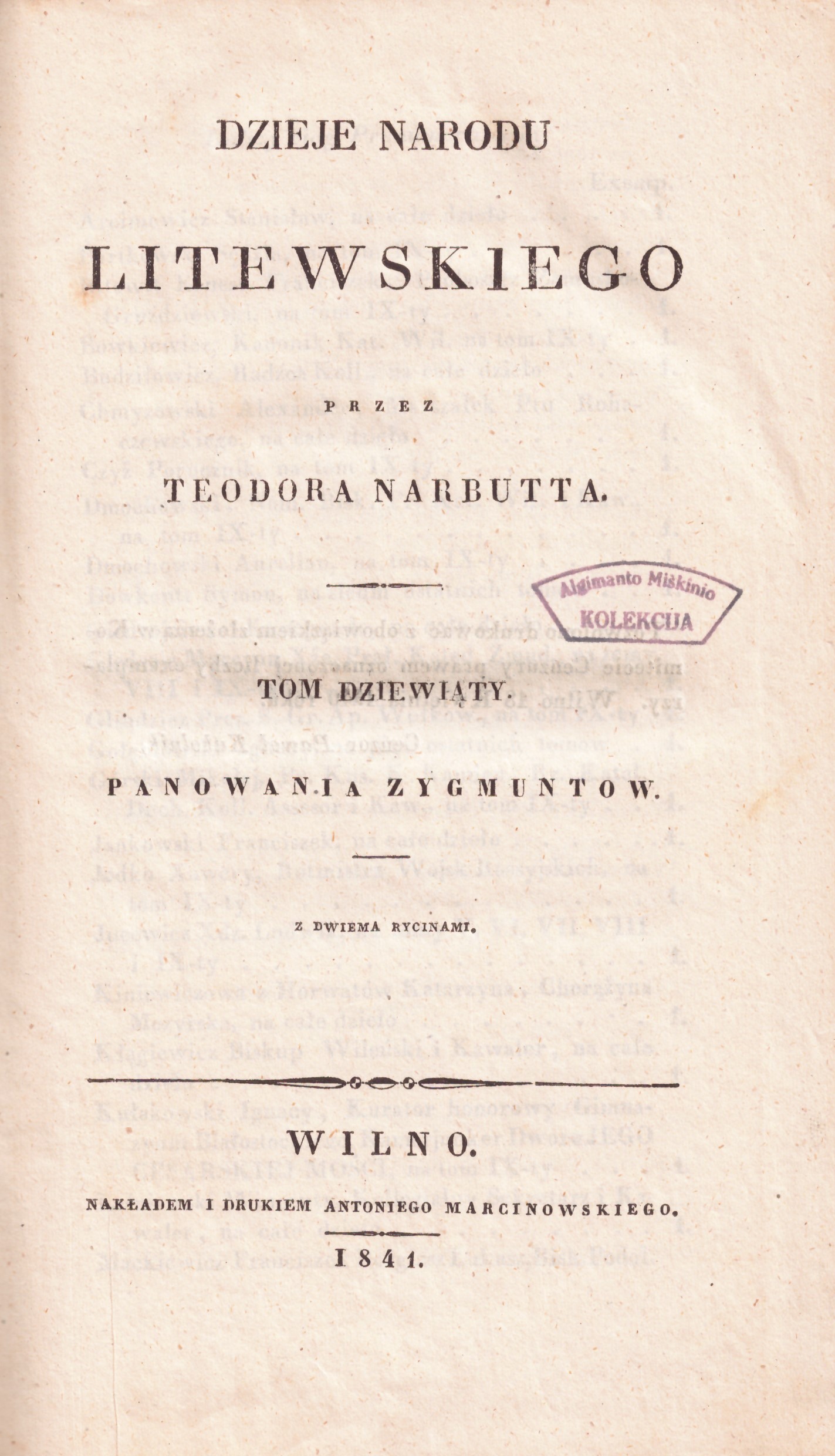 Narbutas lietuvių tautos istorija, 9 t. - Image 5