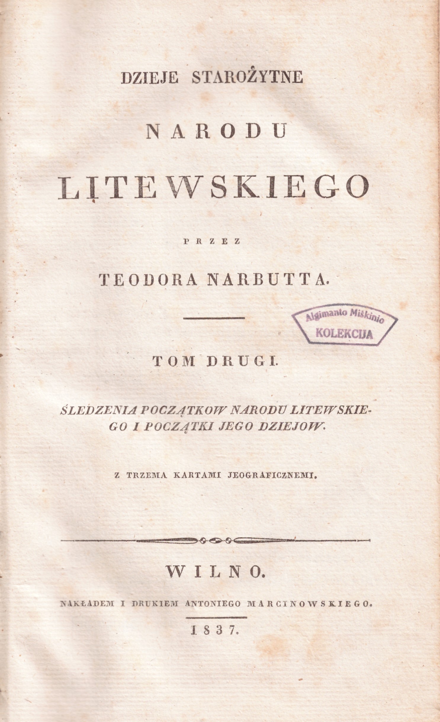 Narbutas lietuvių tautos istorija, 9 t. - Image 8