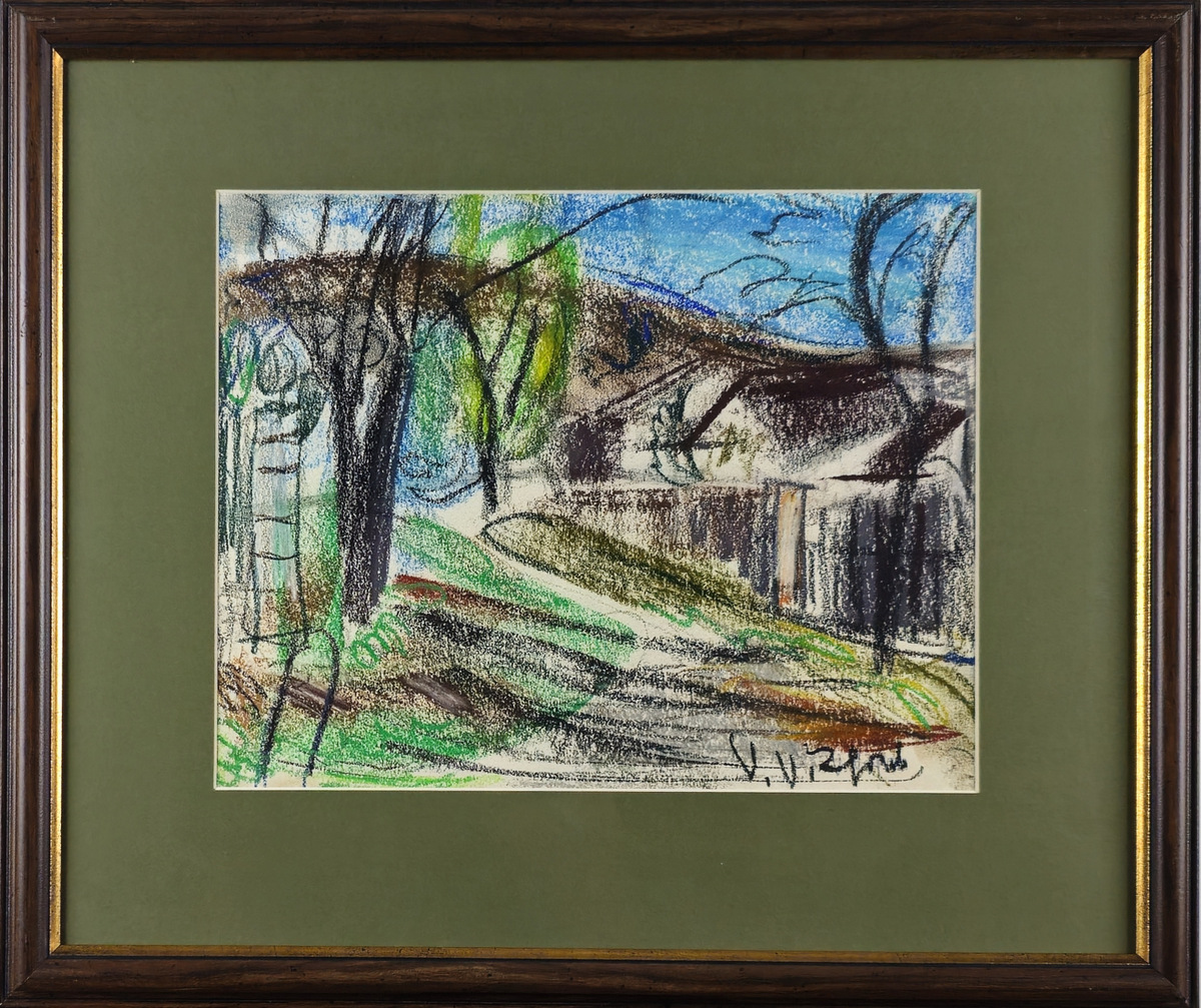Viktoras Vizgirda (1904 - 1993) <br> <em> Peizažas</em> - Image 2