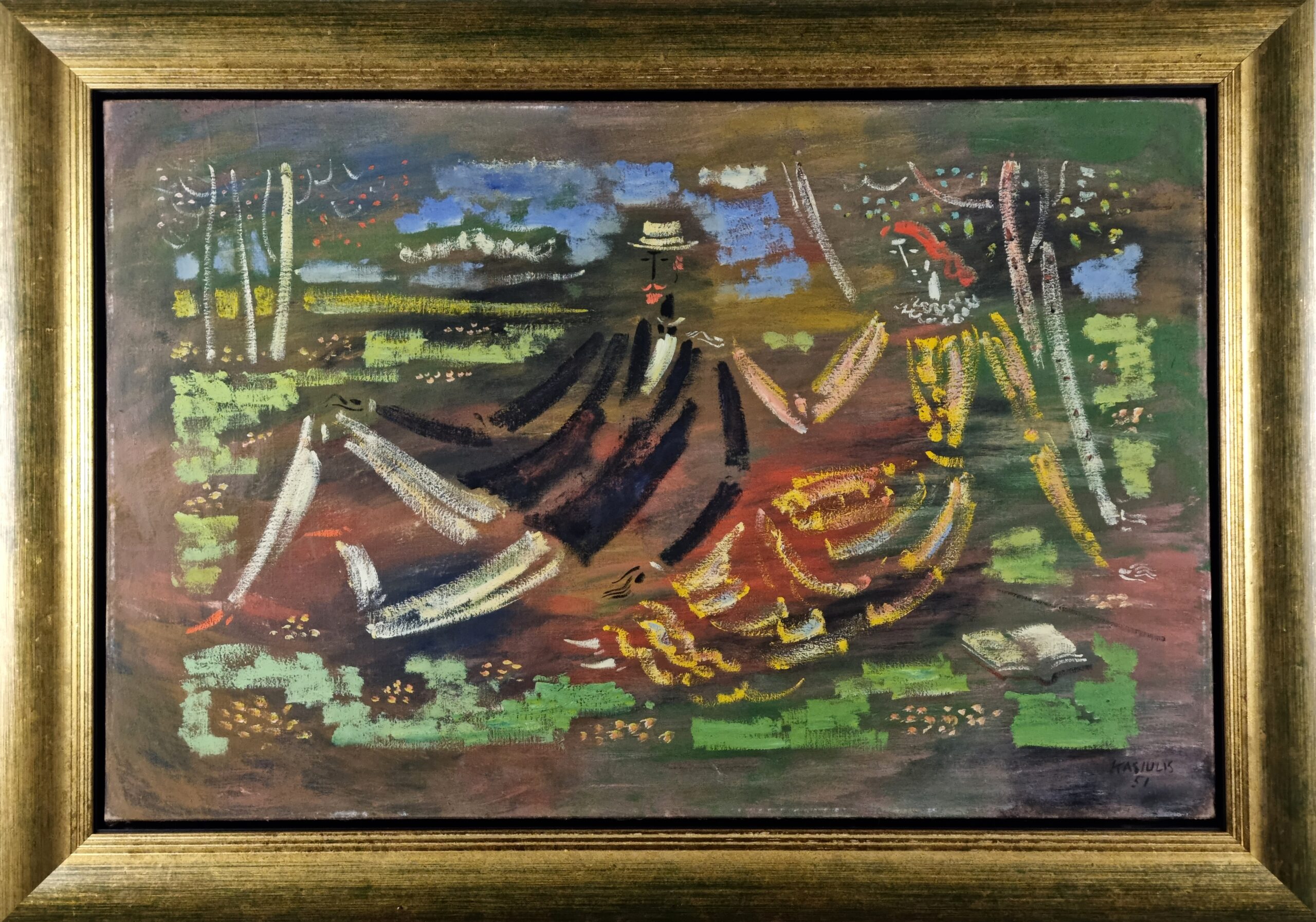 Vytautas Kasiulis (1918–1995)<br><em>Poilsis parke</em> - Image 2
