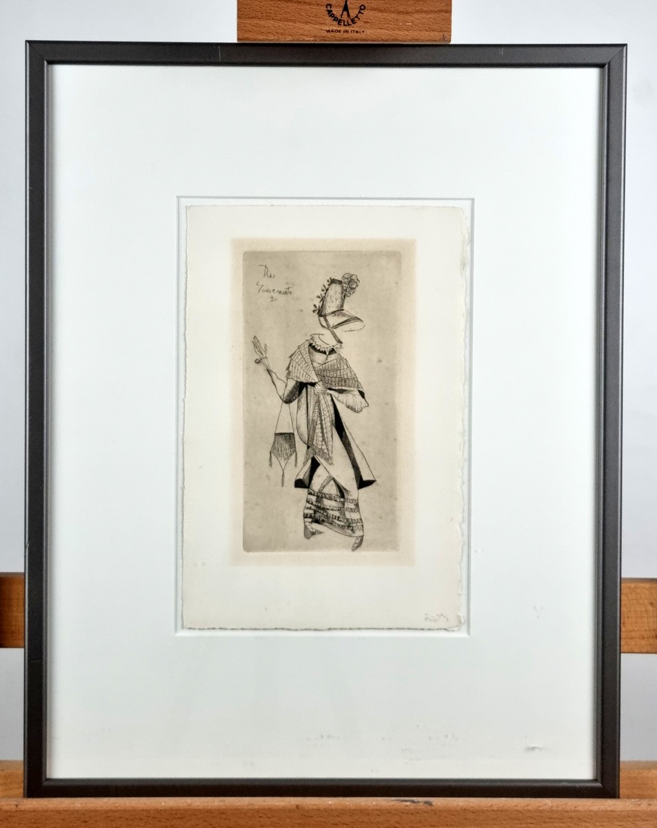 Žibuntas Mikšys (1923-2013) Guvernantė. Georgo Büchnerio pjesės „Leoncė ir Lėna” veikėjai. (1963-1973) - Image 2