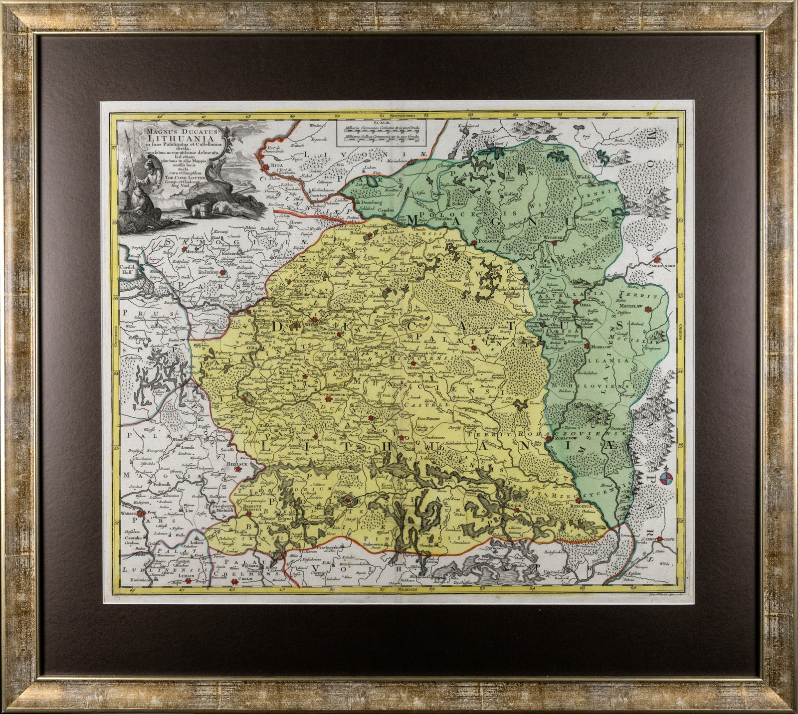 Lotterio LDK žemėlapis, 1772 m. - Image 3